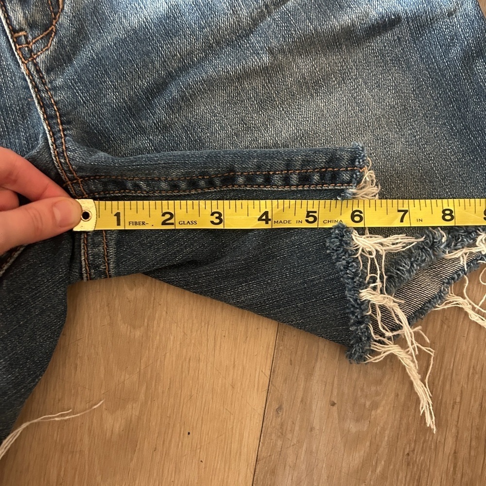 Aeropostale denim low rise cut-off shorts - Picture 7 of 8